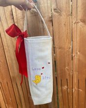 Load image into Gallery viewer, Love Bird Wine Tote