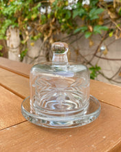 Load image into Gallery viewer, Floral Glass Plate & Lid