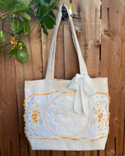 Load image into Gallery viewer, Gold Flower Market Bag