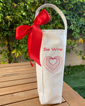 Load image into Gallery viewer, Heart Wine Tote