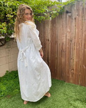 Load image into Gallery viewer, Baby&#39;s Breath Eyelet Robe
