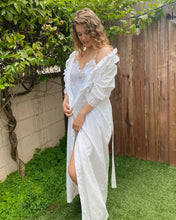 Load image into Gallery viewer, Baby&#39;s Breath Eyelet Robe
