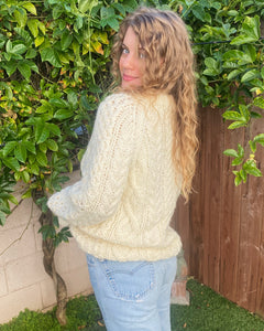 Hand Knit Fisherman Sweater