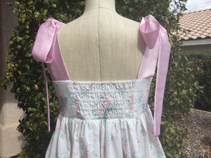 Sheetshow Dress - Pink Bow