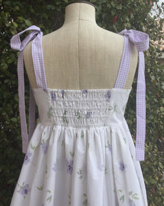 Sheetshow Dress - Purple Blossom