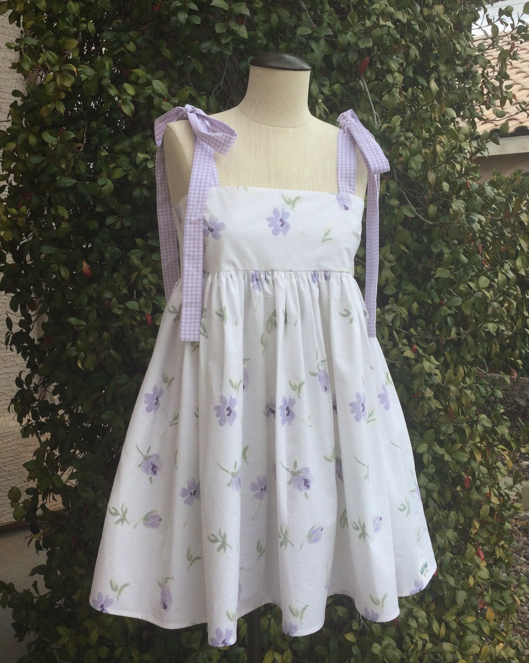 Sheetshow Dress - Purple Blossom