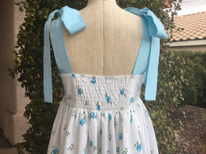 Sheetshow Dress - Blue Rose