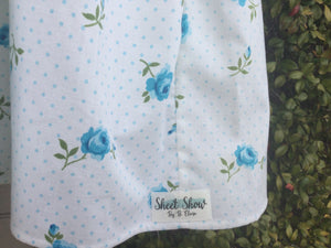 Sheetshow Dress - Blue Rose