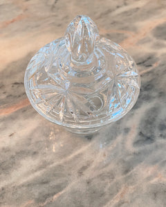 Flower Glass Jar with Lid