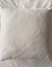 Load image into Gallery viewer, Grey Stripe Pillow Sham
