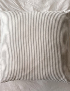 Grey Stripe Pillow Sham