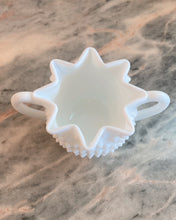 Load image into Gallery viewer, Hobnail Milk Glass Star Vase
