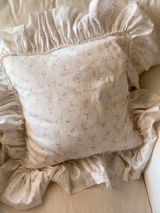 Ruffle Rosebud Pillows