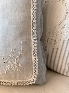 Stripes and Heart Pillow Sham