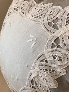 Loopy Lace Doily Pillow Sham