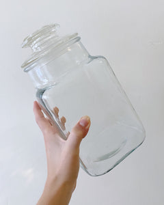 Three Piece Glass Canister Set