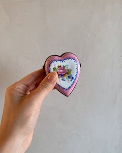 Pink Heart Locket Box