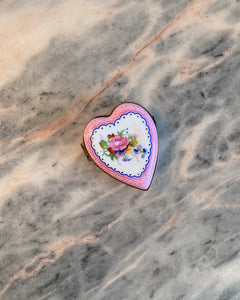 Pink Heart Locket Box