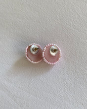 Load image into Gallery viewer, Pink Beaded Earrings
