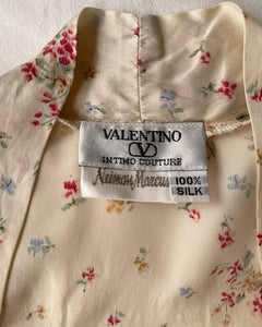 Valentino Intimo Couture Ditsy Silk Robe