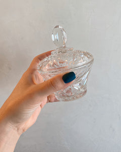 Flower Glass Jar with Lid