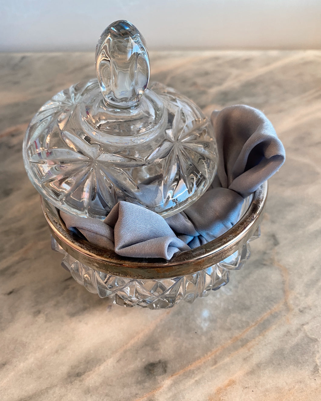 Crystal Jar with Lid