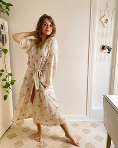 Valentino Intimo Couture Ditsy Silk Robe