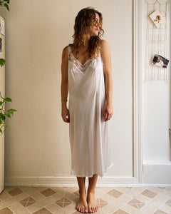 Midi White Slip