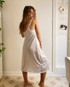 Midi White Slip