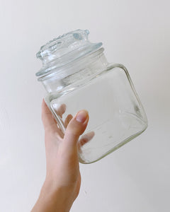 Three Piece Glass Canister Set