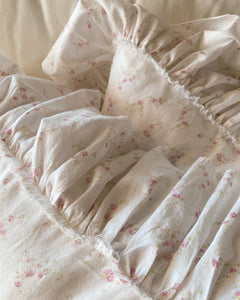 Ruffle Rosebud Pillows