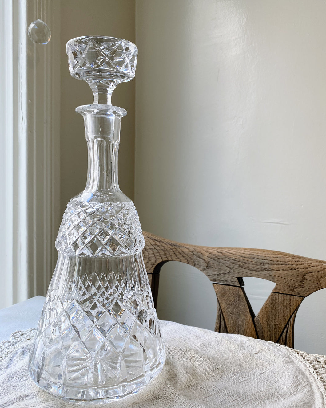 Large Crystal Decanter