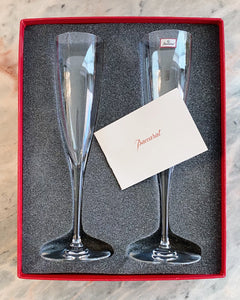 Baccarat Dom Pérignon Flutes Boxed Set