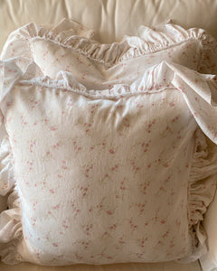 Ruffle Rosebud Pillows