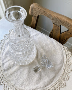 Large Crystal Decanter