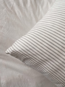 Grey Stripe Pillow Sham