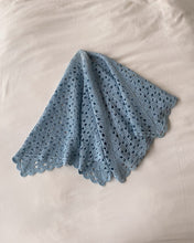 Load image into Gallery viewer, Dusty Blue Crochet Doily
