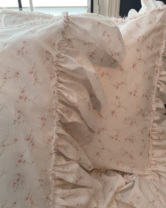 Ruffle Rosebud Pillows