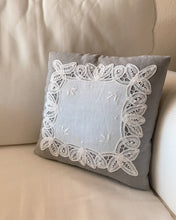 Load image into Gallery viewer, Loopy Lace Doily Pillow Sham
