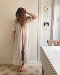 White Lace Robe