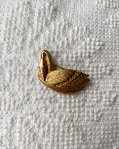 Golden Swan Pin