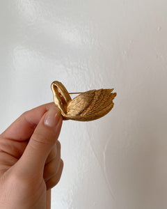 Golden Swan Pin