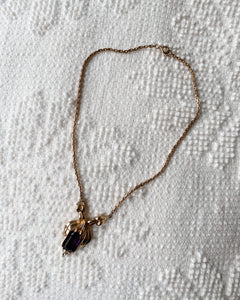 Purple Gem Necklace