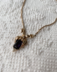 Purple Gem Necklace