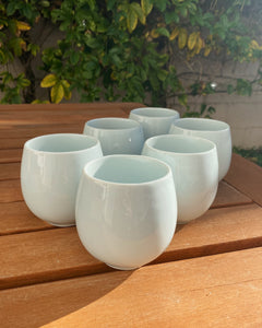 Dusty Blue Cups