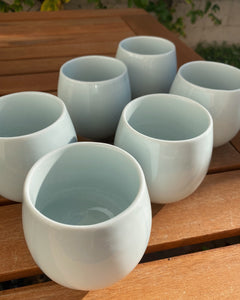 Dusty Blue Cups