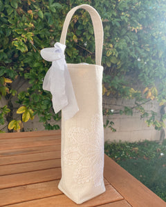 Snowflake Wine Tote