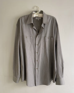 Grey Button Down