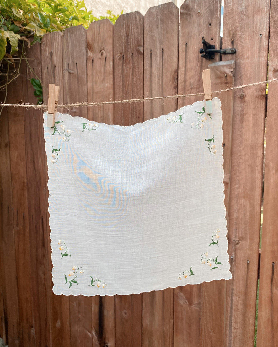 White Tulip Hanky