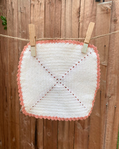 Pink Flower Potholder